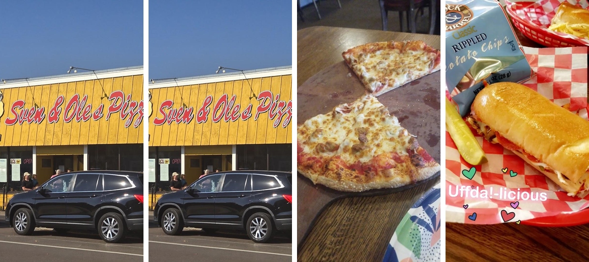 Sven & Ole's Pizza Menu