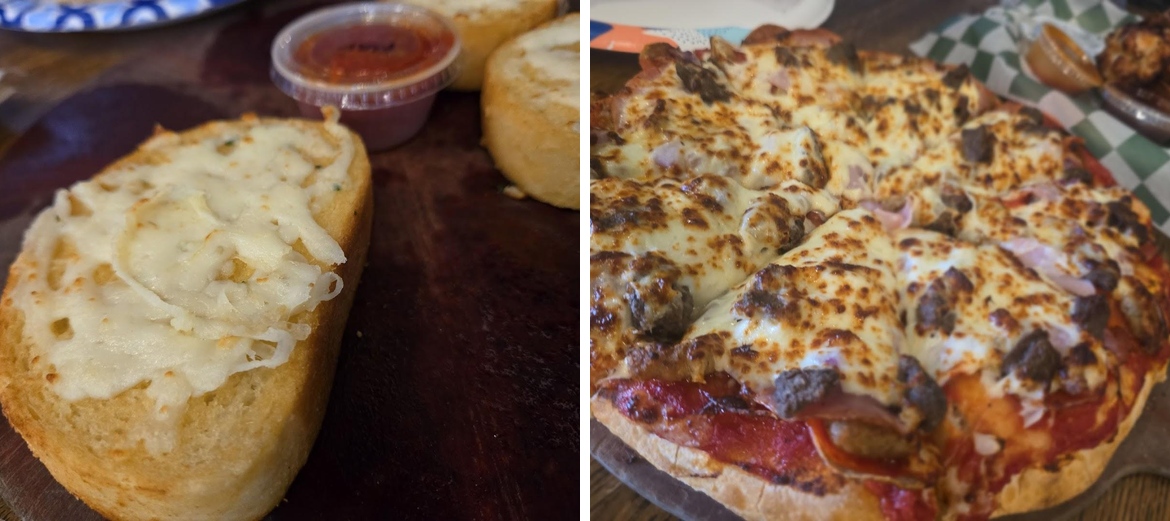 Sven & Ole's Pizza Menu