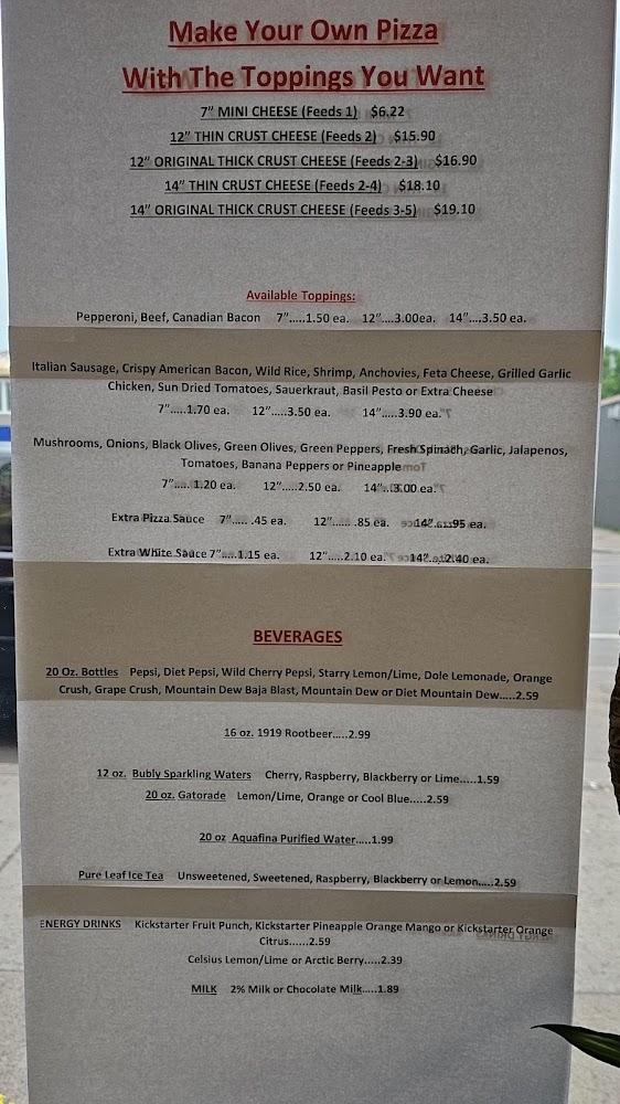Sven & Ole's Pizza Menu image 3