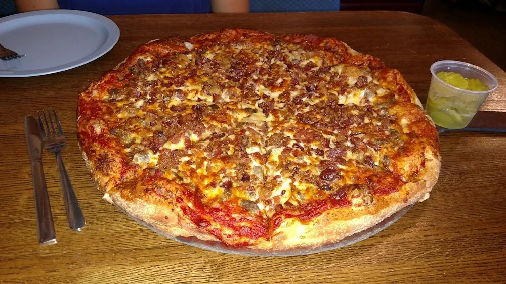 Sausage and Pepperoni Pizza